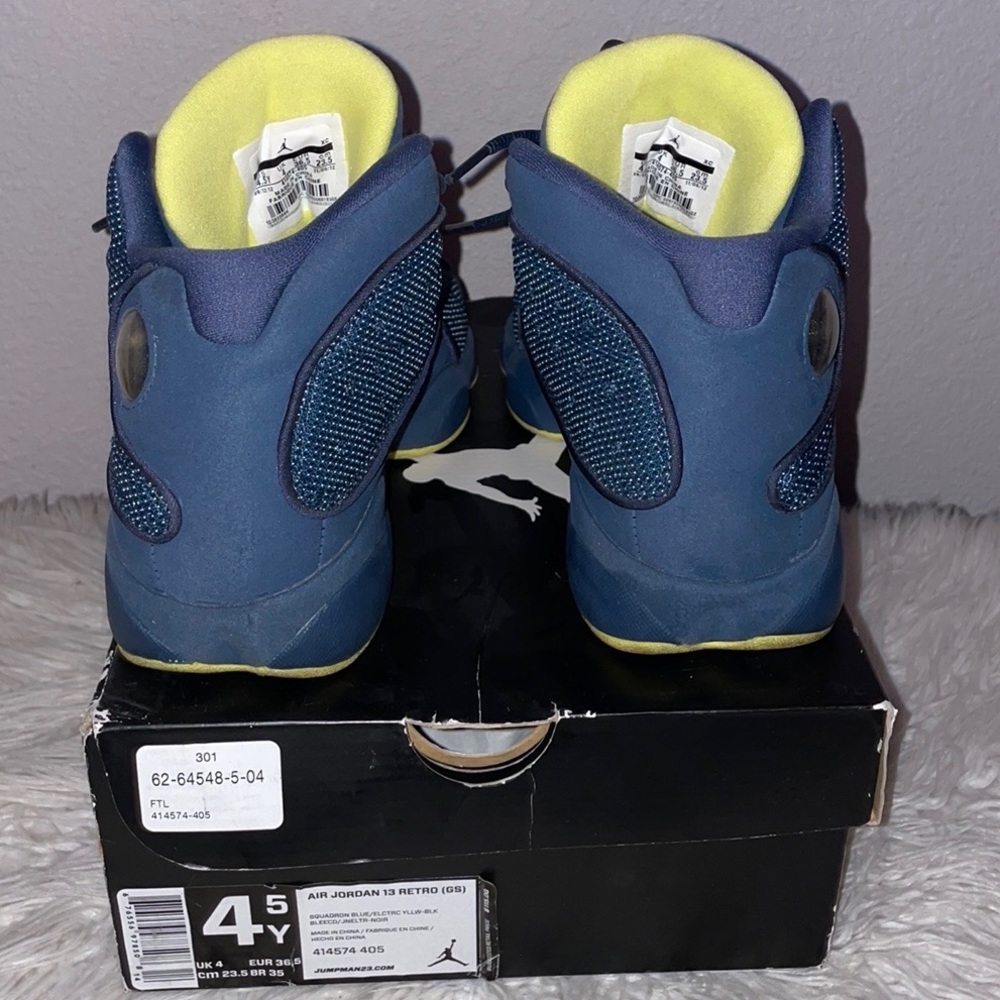 Jordan Retro 13s Squadron Blue - Picture 6 of 8